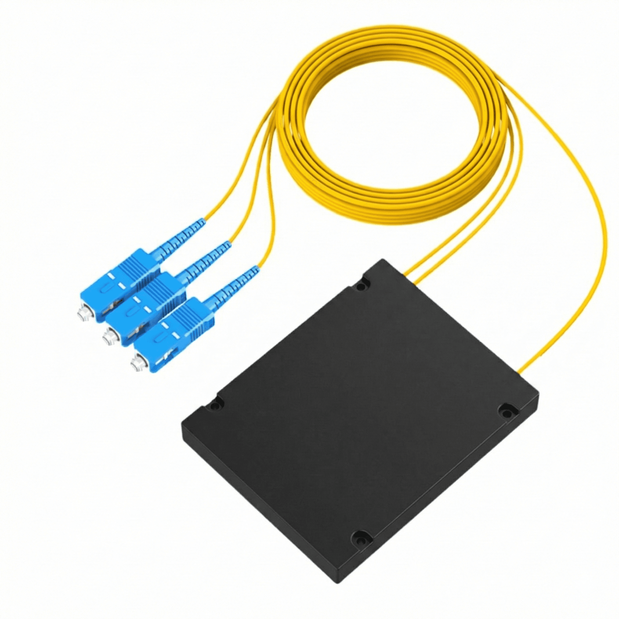 Оптический разветвитель планарный PLC, G657, 3,0 (2,0) мм, модульный