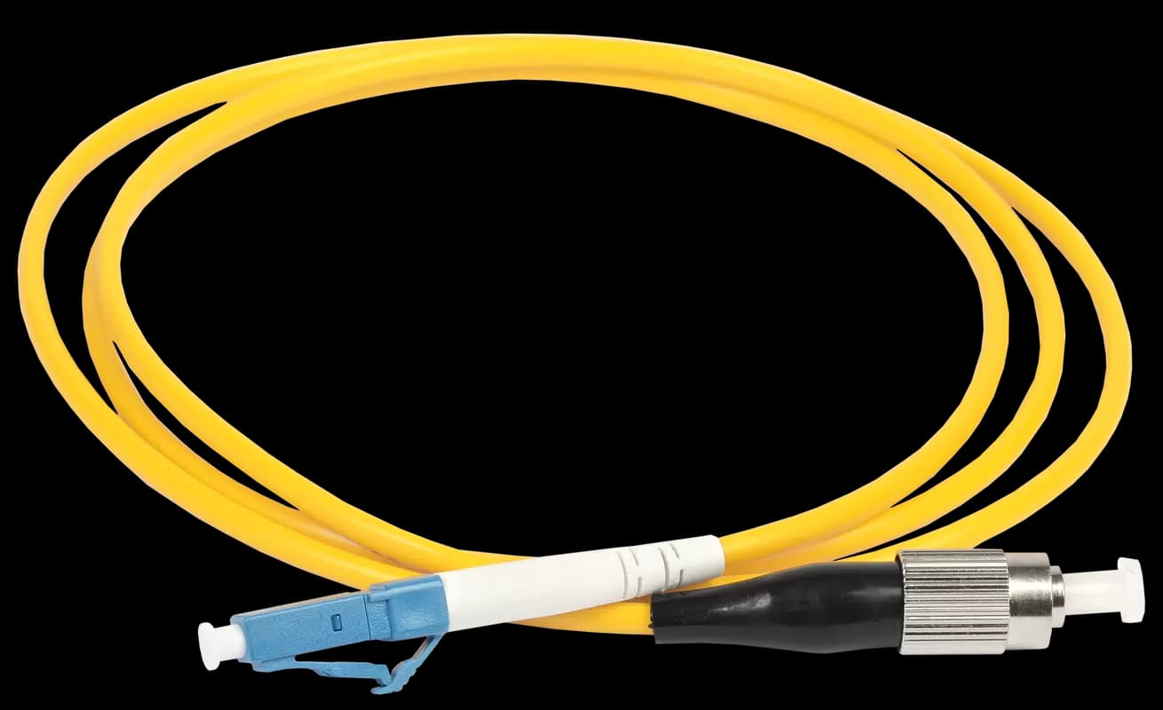 Шнур оптический (патч-корд) FC/UPC-LC/UPC, Simplex, 9/125, LSZH